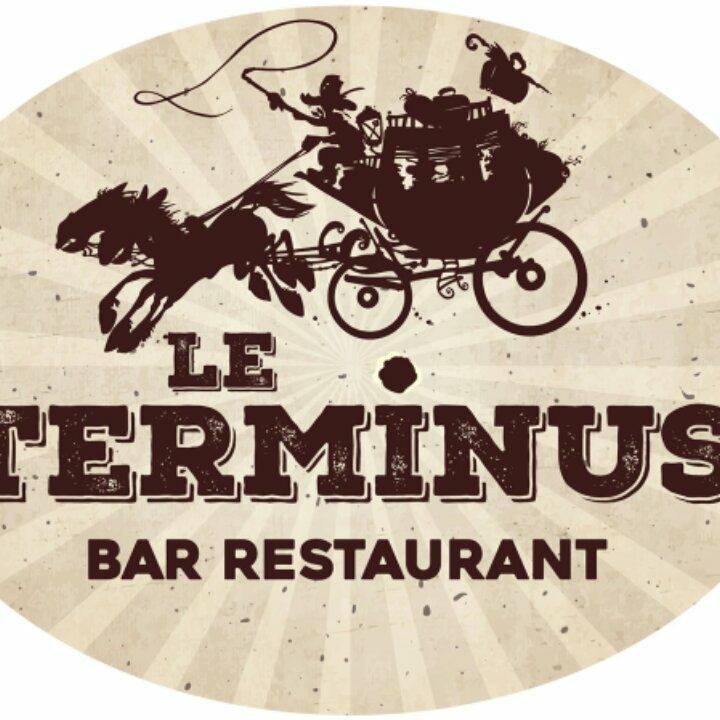 Logo historique du Terminus : une diligence au galop, bar restaurant